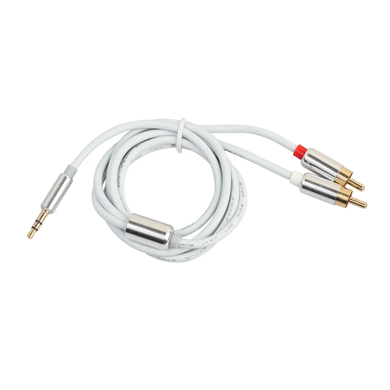 Portable 3.5mm Jack Male To 2 RCA Male Audio Cable Audio Adapter / Converter For TV / AV Receiver / Amplifier / Projector
Portable 3.5mm Jack Male To 2 RCA Male Audio Cable Audio Adapter / Converter For TV / AV Receiver / Amplifier / Projector