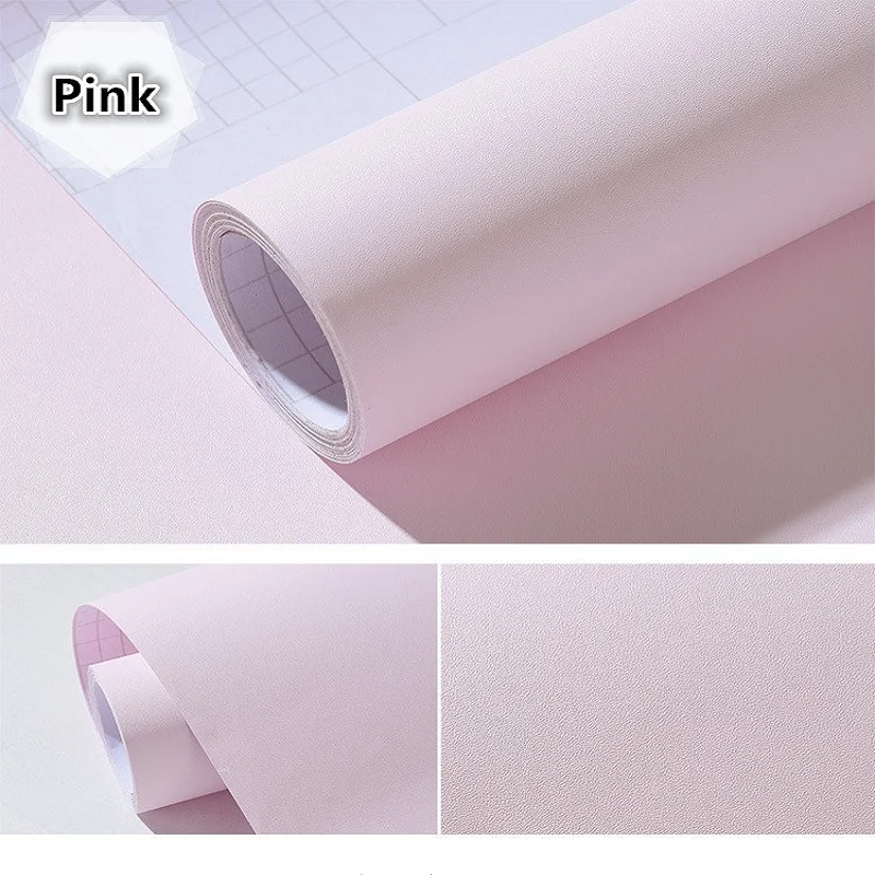 Fashion Solid Color PVC Thickened Waterproof Wall Sticker Self-adhesive Wallpaper for Kitchen Living Room Bedroom Wall Decor 
Fashion Solid Color PVC Thickened Waterproof Wall Sticker Self-adhesive Wallpaper for Kitchen Living Room Bedroom Wall Decor
