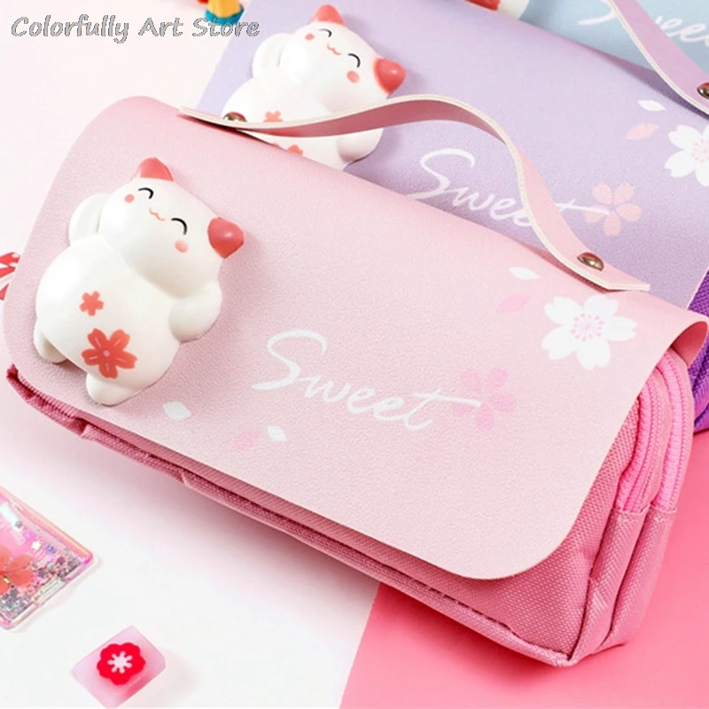 Kawaii 3D чехол для карандаша с расстегивающимся замком, многофункциональная ручка большой емкости, стойка для кистей для макияжа, коробка, кан...
Kawaii 3D чехол для карандаша с расстегивающимся замком, многофункциональная ручка большой емкости, стойка для кистей для макияжа, коробка, кан...