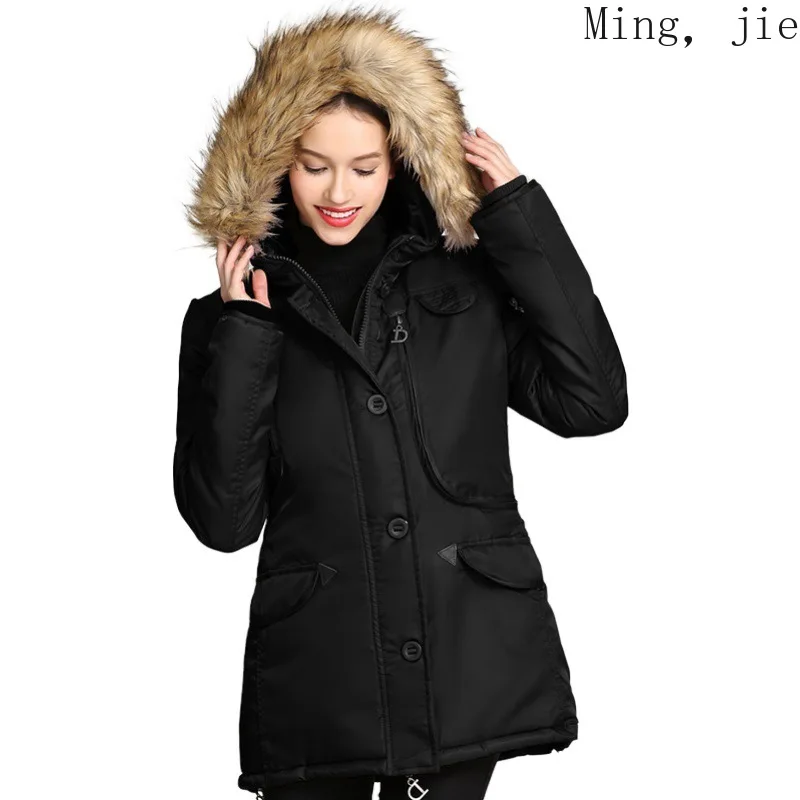 2020 New Mid-length Cross-border Cotton Coat Women's Multi-pocket Slim Big Fur Collar Coat Luxury Large Size Bubble
2020 New Mid-length Cross-border Cotton Coat Women's Multi-pocket Slim Big Fur Collar Coat Luxury Large Size Bubble