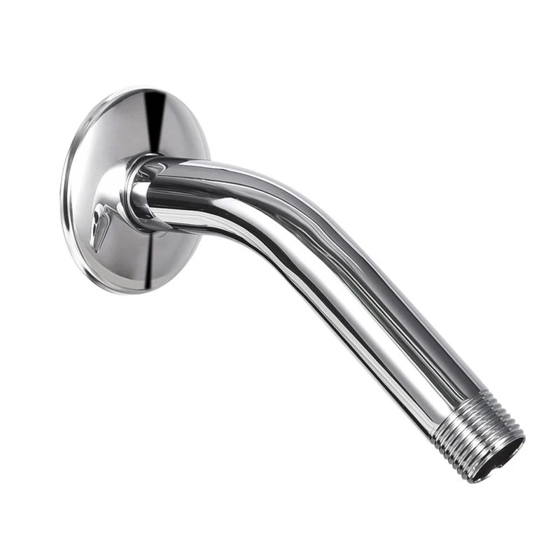 Shower Arm Stainless Steel 6 Inch Wall Mounted Handhold Shower Arm Mount in Chrome Finish Bathroom Accessories Shower Arm Pipe
Shower Arm Stainless Steel 6 Inch Wall Mounted Handhold Shower Arm Mount in Chrome Finish Bathroom Accessories Shower Arm Pipe