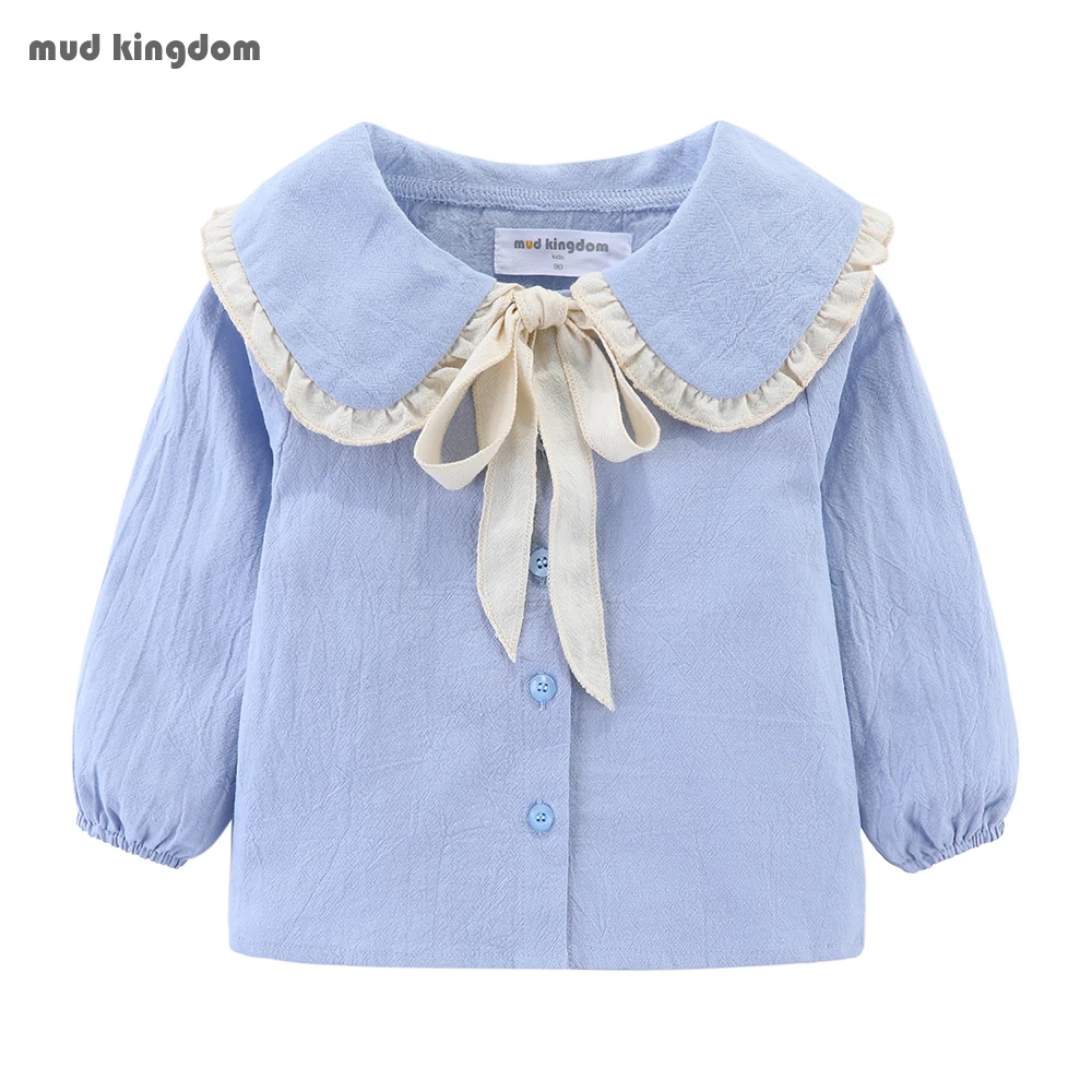 Mudkingdom Girls Blouse Shirts Long Sleeve Cute Ruffle Collared Girls Tops with Bow Solid Cotton Causal Kids Clothes
Mudkingdom Girls Blouse Shirts Long Sleeve Cute Ruffle Collared Girls Tops with Bow Solid Cotton Causal Kids Clothes
