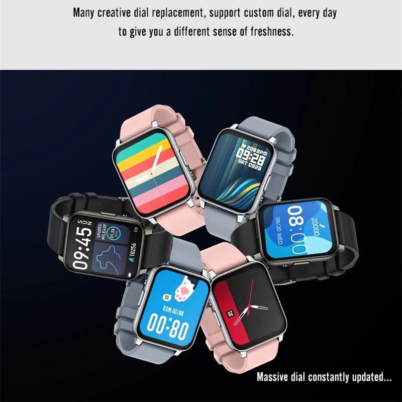 P36 1.69 inch Smart Watch Full Touch Waterproof Fitness Sport Watch Heart Rate Tracker Call/Message Reminder 2021 New Smartwatch 
P36 1.69 inch Smart Watch Full Touch Waterproof Fitness Sport Watch Heart Rate Tracker Call/Message Reminder 2021 New Smartwatch