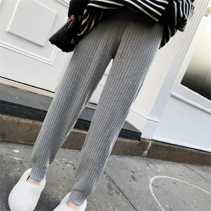 2023 Autumn Winter Women Casual Solid Knitted Thick Warm Harem Pants Female Loose Pantalones De Mujer Ankle-Length Trousers Y132
2023 Autumn Winter Women Casual Solid Knitted Thick Warm Harem Pants Female Loose Pantalones De Mujer Ankle-Length Trousers Y132
