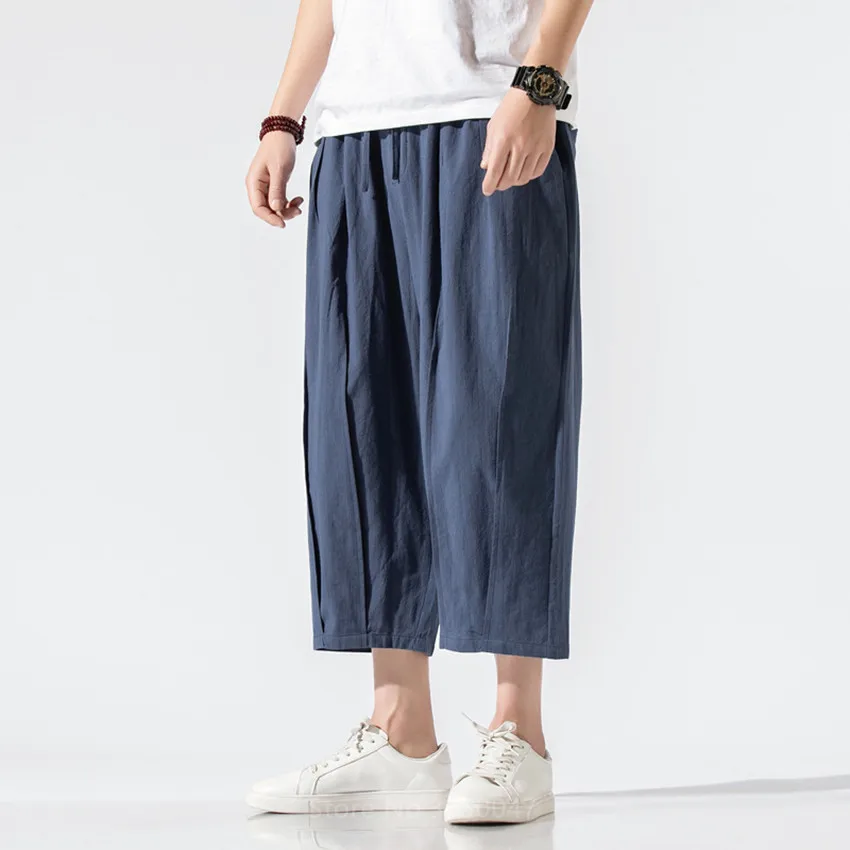 Japanese Men Samurai Costume Vintage Wide Leg Pant Cotton Linen Trousers Harem Pants Asian Clothes Cropped Plus Haori Kimono
Japanese Men Samurai Costume Vintage Wide Leg Pant Cotton Linen Trousers Harem Pants Asian Clothes Cropped Plus Haori Kimono