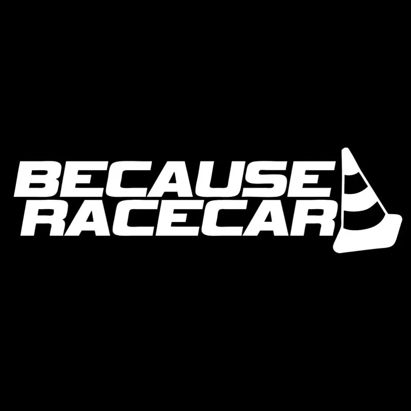 20*5.5CM BECAUSE RACECAR Funny Personality Reflective Car Stickers Decals Racing Enthusiasts STICKER Black/Silver CT-493
20*5.5CM BECAUSE RACECAR Funny Personality Reflective Car Stickers Decals Racing Enthusiasts STICKER Black/Silver CT-493