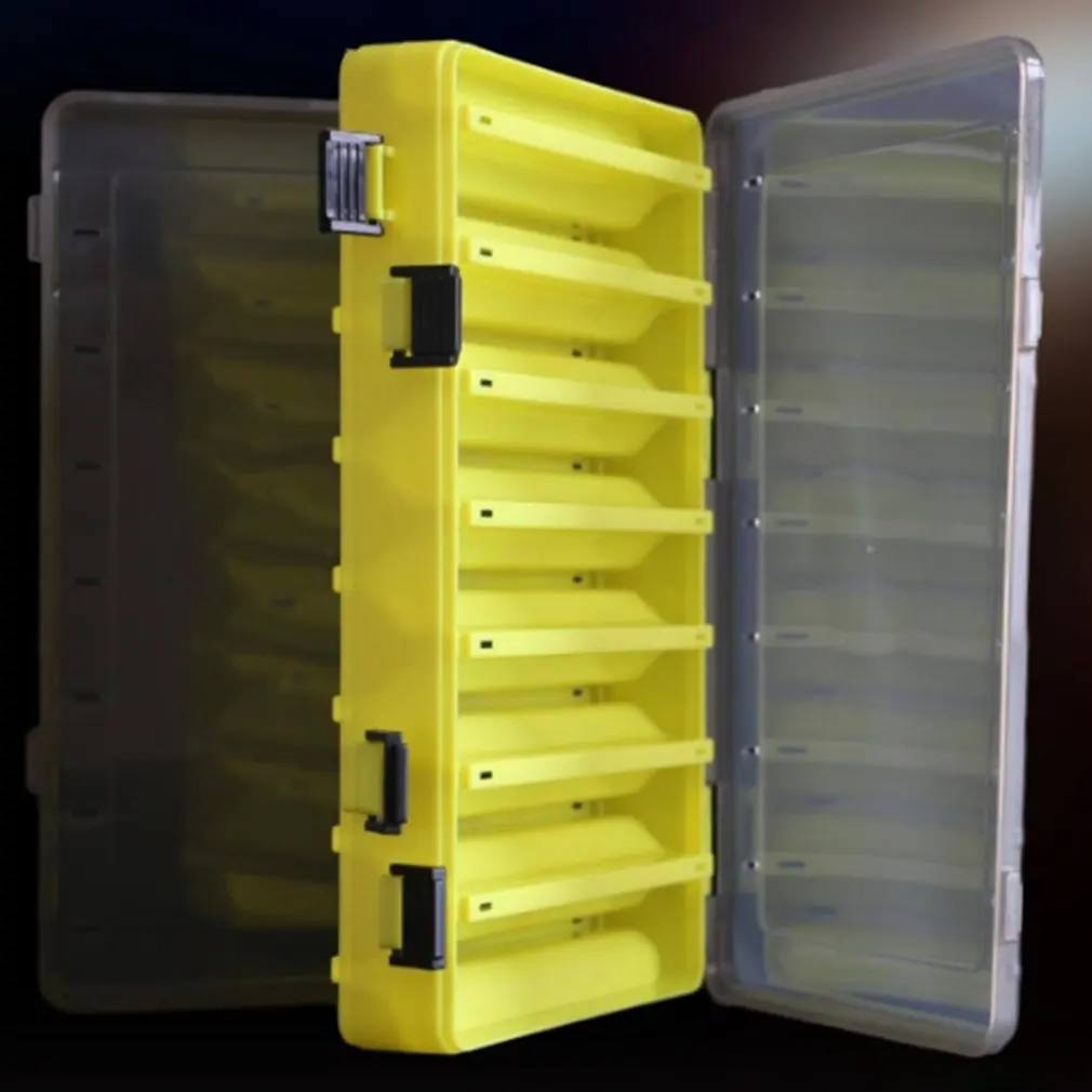 Fishing Box Compartments Fishing Accessories Lure Hook Boxes Storage Double Sided High Strength Fishing Tackle Box
Fishing Box Compartments Fishing Accessories Lure Hook Boxes Storage Double Sided High Strength Fishing Tackle Box