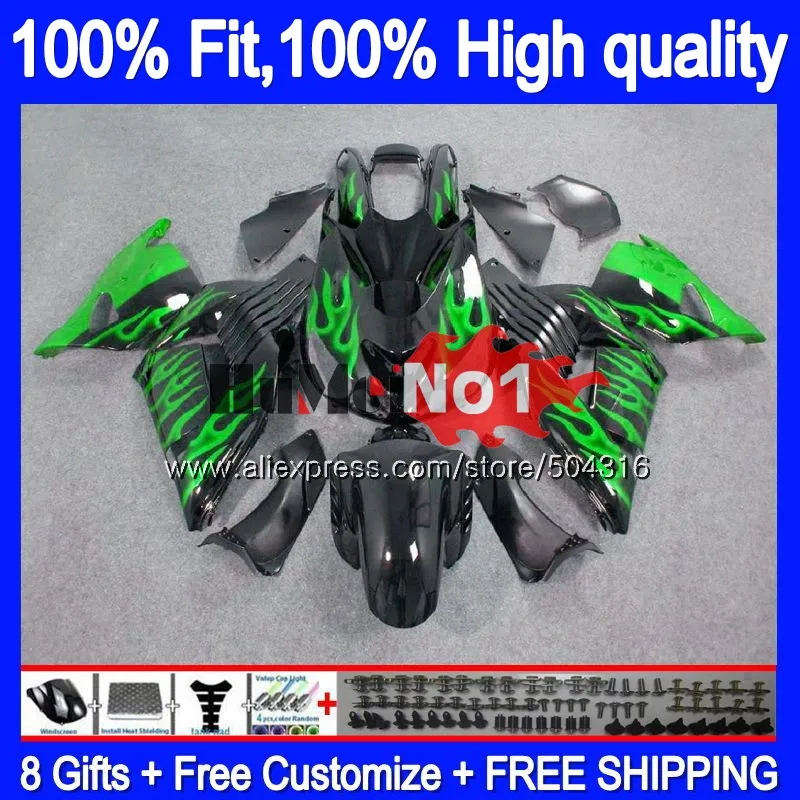 Injection For KAWASAKI ZX-14R ZX14R 12 13 14 15 16 17 87MC.45 ZZR1400 ZX 14R 2012 2013 2014 2015 2016 2017 Fairing Green flames
Injection For KAWASAKI ZX-14R ZX14R 12 13 14 15 16 17 87MC.45 ZZR1400 ZX 14R 2012 2013 2014 2015 2016 2017 Fairing Green flames