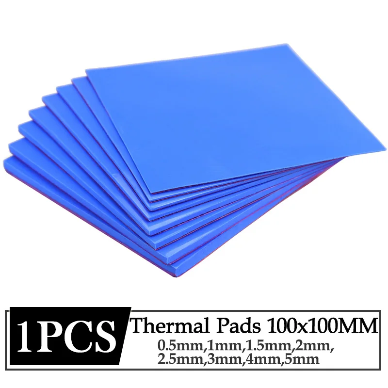 Gdstime 100x100mm 0.5mm 1mm 1.5mm 2mm 3mm 4mm 5mm White IC Chip Conduction Heatsink Thermal Pads Compounds Silicone Pad
Gdstime 100x100mm 0.5mm 1mm 1.5mm 2mm 3mm 4mm 5mm White IC Chip Conduction Heatsink Thermal Pads Compounds Silicone Pad