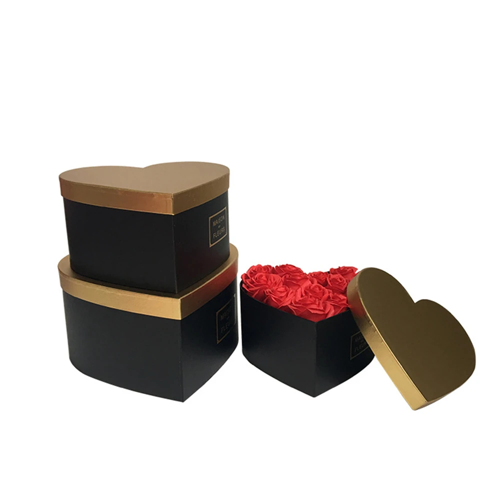 3pcs/set Golden cover heart-shape gift box florist packing flower wedding party Valentine's Day Mother's Day Christmas pack box
3pcs/set Golden cover heart-shape gift box florist packing flower wedding party Valentine's Day Mother's Day Christmas pack box