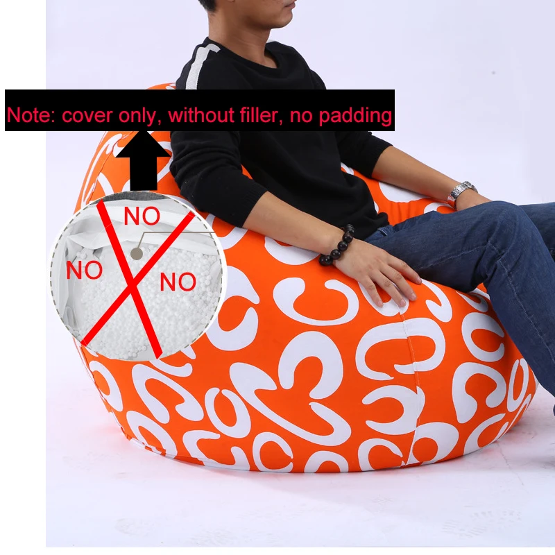 Tatami Living Room Bean Bag Lounger Sofa Cover Chairs bean bag cover Lazy Bean Bag Sofa Without Filling Pouf Puff Couch Seat
Tatami Living Room Bean Bag Lounger Sofa Cover Chairs bean bag cover Lazy Bean Bag Sofa Without Filling Pouf Puff Couch Seat