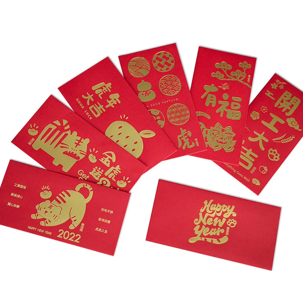 6PCS 2022 Year Of The Tiger Cartoon Chinese New Year Red Envelope For Spring Festivals Weddings Gifts Bags
6PCS 2022 Year Of The Tiger Cartoon Chinese New Year Red Envelope For Spring Festivals Weddings Gifts Bags