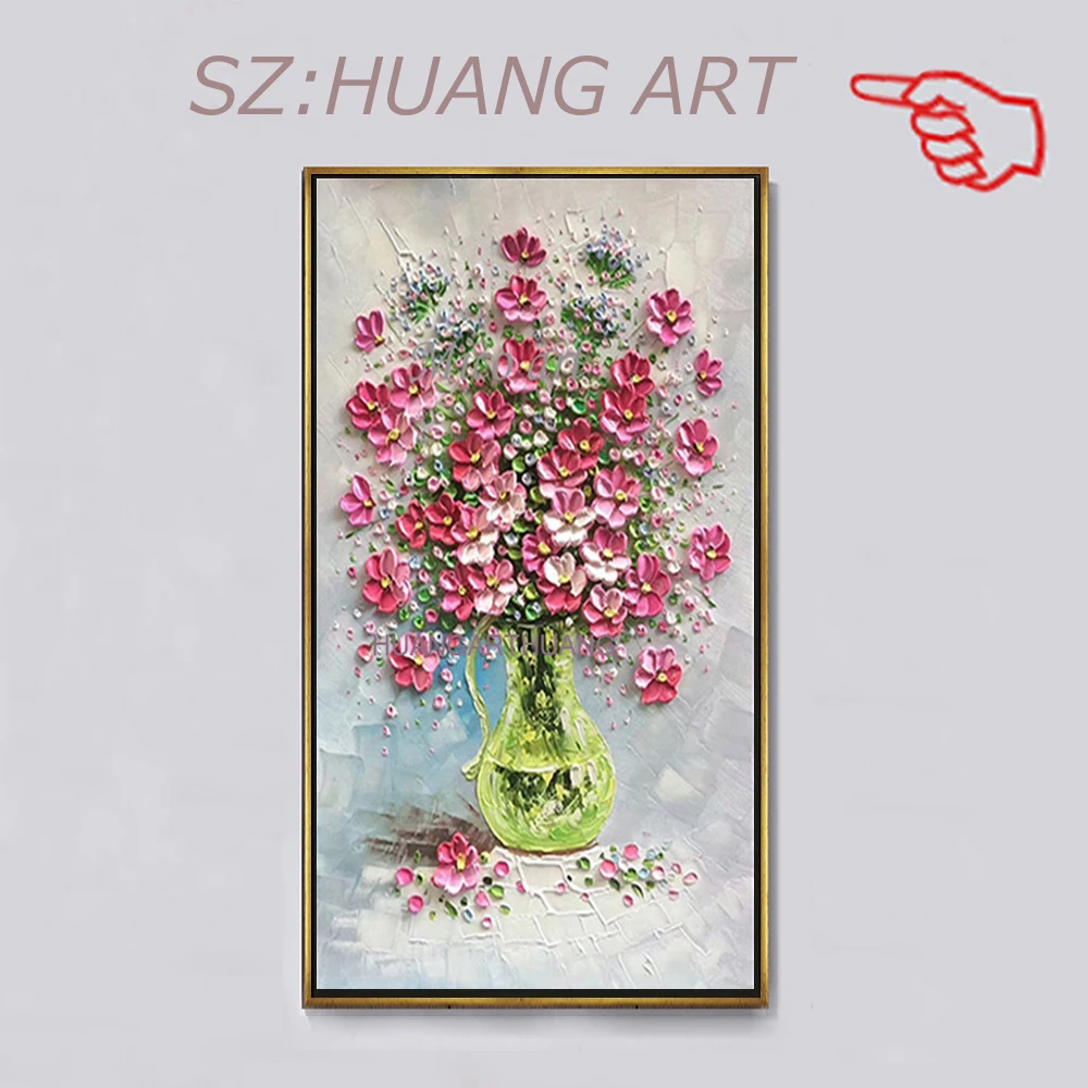 100% Handpainted Oil Painting On Canvas New Handmade Flower Oil Painting Wall Art Picture Home Decoration For Living Room 
100% Handpainted Oil Painting On Canvas New Handmade Flower Oil Painting Wall Art Picture Home Decoration For Living Room