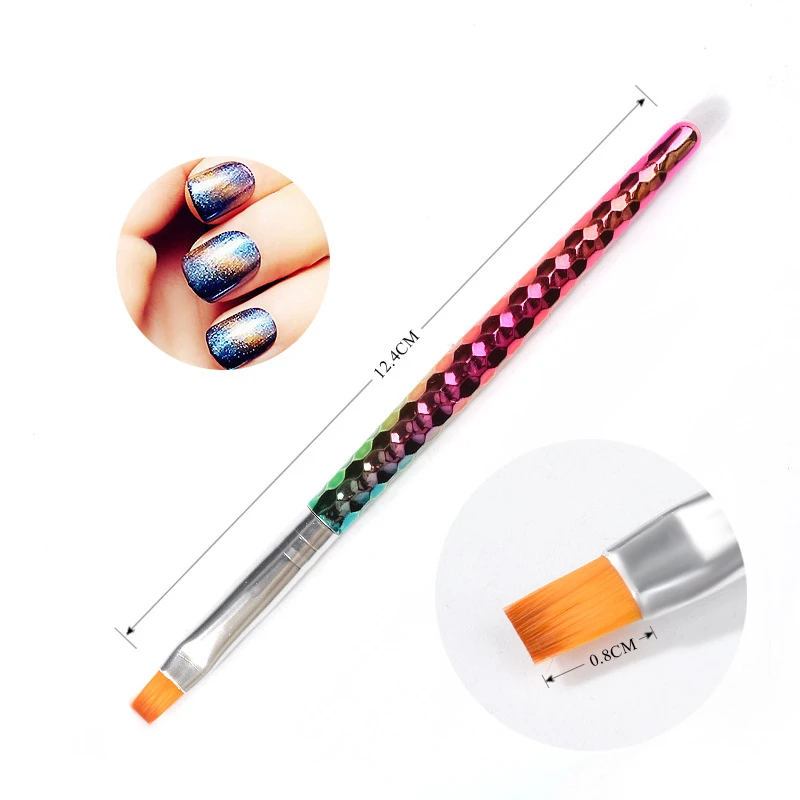 1Pcs Nail Art Mermaid Brush Gradient French Moon Shading Pen Painting Drawing Tips Acrylic Gel UV Polish Design Manicure Tools
1Pcs Nail Art Mermaid Brush Gradient French Moon Shading Pen Painting Drawing Tips Acrylic Gel UV Polish Design Manicure Tools