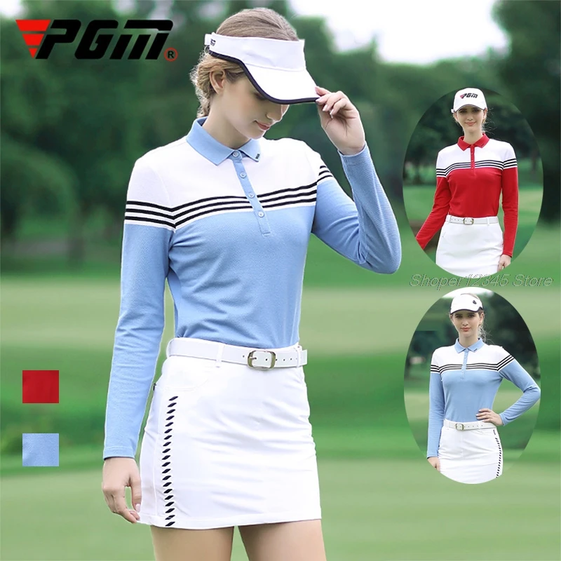 Autumn Winter Women's Golf Sweater Stand-Up Collar Warm Shirts Ladies Slim Golf Clothing Anti-Pilling Striped Long Sleeve Tops
Autumn Winter Women's Golf Sweater Stand-Up Collar Warm Shirts Ladies Slim Golf Clothing Anti-Pilling Striped Long Sleeve Tops