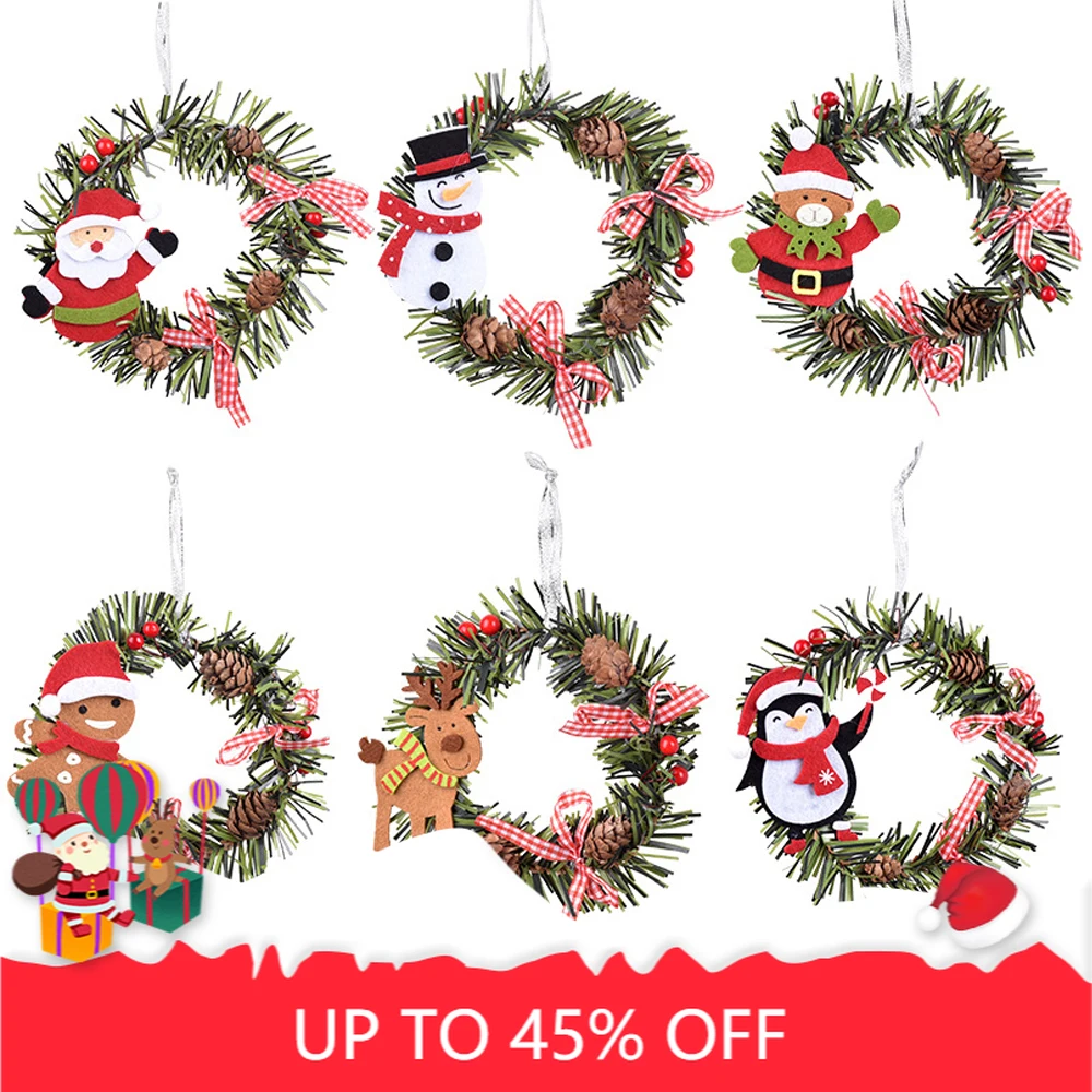 Mini Christmas Pine Wreath of Christmas Wreaths Small Pine Cones Wreath for Christmas Holiday Indoor Home Decor
Mini Christmas Pine Wreath of Christmas Wreaths Small Pine Cones Wreath for Christmas Holiday Indoor Home Decor
