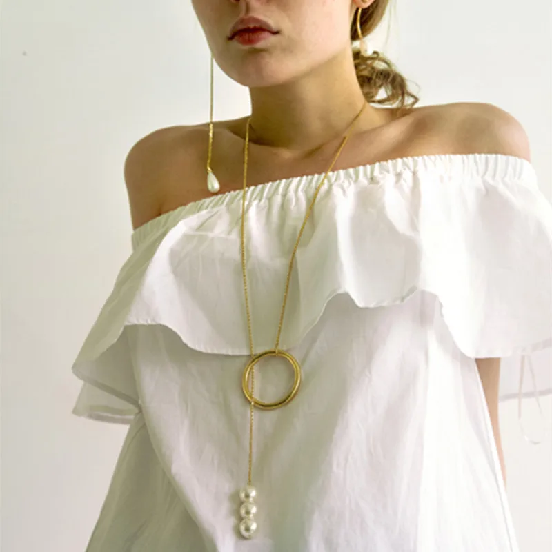 Designer Special Korea Fashion Import Glassy Pearl Ball Sweater Chain Long Necklace Women accessories
Designer Special Korea Fashion Import Glassy Pearl Ball Sweater Chain Long Necklace Women accessories
