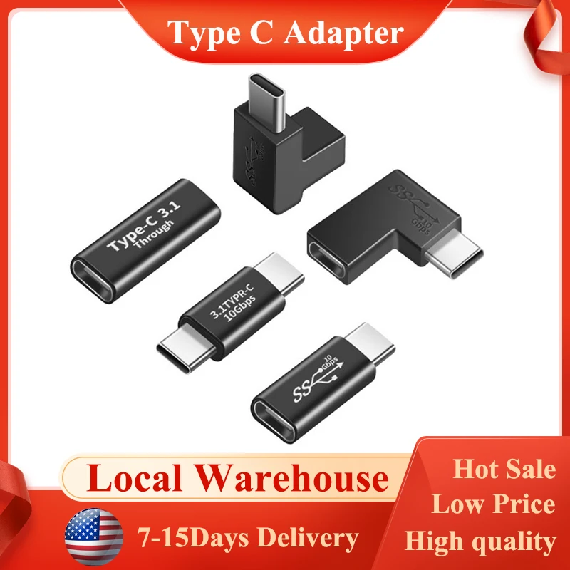 Type C Adapter 90 Degree Angle 10Gbps GEN2 High Speed USB 3.1 Male To Female/ USB C Female To Female/ Male To Male Converter 
Type C Adapter 90 Degree Angle 10Gbps GEN2 High Speed USB 3.1 Male To Female/ USB C Female To Female/ Male To Male Converter