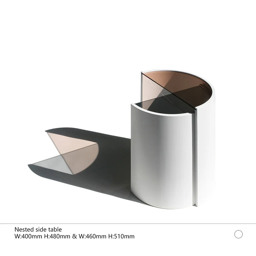 

Современный минималистичный стеклянный Маленький журнальный столик GY в скандинавском стиле, комбинированный угловой столик с дугой