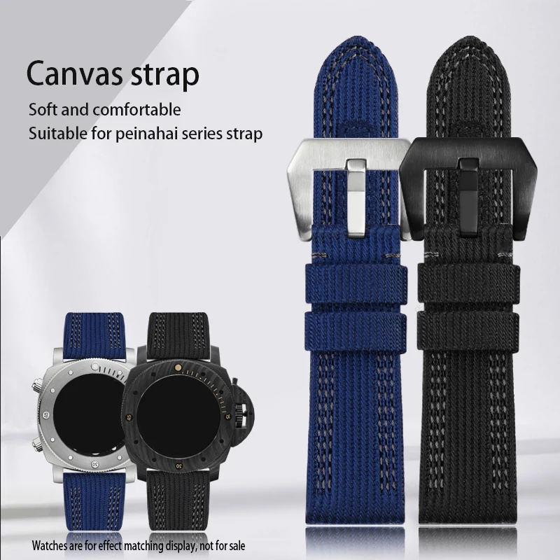 Nylon Canvas Watch Strap Applicable For Panerai 00984 985 Sneaking 441 Series Watch Strap 24mm 26mm for Man Accessories Bracelet
Nylon Canvas Watch Strap Applicable For Panerai 00984 985 Sneaking 441 Series Watch Strap 24mm 26mm for Man Accessories Bracelet