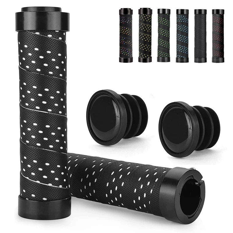 Bicycle Handlebar Grip MTB Bike Cycling PU Tape Anti-skid and shock absorption handlebar Bike Accessories Ends Double Lock
Bicycle Handlebar Grip MTB Bike Cycling PU Tape Anti-skid and shock absorption handlebar Bike Accessories Ends Double Lock