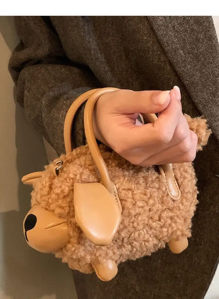2021 Autumn and Winter Mobile Phone Bag Plush Puppy Mini Lamb Bag Cute Wool Portable Messenger Small Bag All-match New Cute Gift
2021 Autumn and Winter Mobile Phone Bag Plush Puppy Mini Lamb Bag Cute Wool Portable Messenger Small Bag All-match New Cute Gift