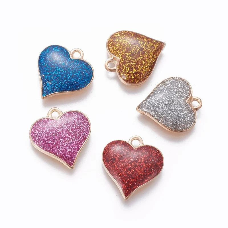 50pcs Mixed Color Alloy Enamel Heart Pendants jewelry making DIY Bracelets Necklace,Light Gold,17.2x15.8x3.2mm, Hole: 1.5mm F70
50pcs Mixed Color Alloy Enamel Heart Pendants jewelry making DIY Bracelets Necklace,Light Gold,17.2x15.8x3.2mm, Hole: 1.5mm F70