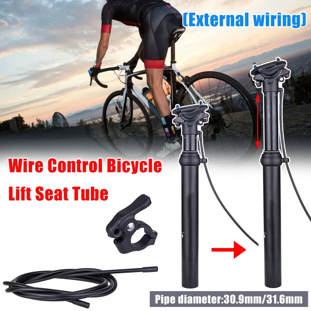 External Running Line Wire Control Oil Pressure Air Pressure Bike Lift Seat Tube 31.6/30.9MM Bicycle Seat Tube Outside Routing
External Running Line Wire Control Oil Pressure Air Pressure Bike Lift Seat Tube 31.6/30.9MM Bicycle Seat Tube Outside Routing