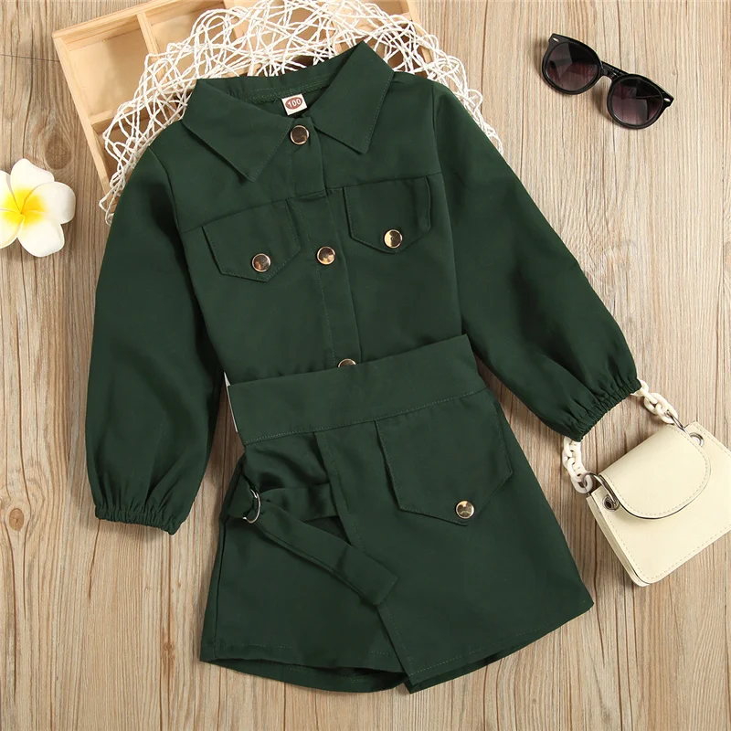 Stylish Kids Girls 2Pcs Spring Fall Set Solid Color Lapel Single-breasted Jacket Coat+ Irregular Elastic Waist Shorts 2-8Years
Stylish Kids Girls 2Pcs Spring Fall Set Solid Color Lapel Single-breasted Jacket Coat+ Irregular Elastic Waist Shorts 2-8Years