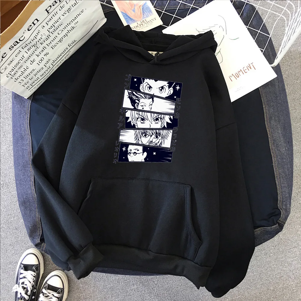 New Harajuku Kawaii Hunter X Hunter Hoodies Sweatshirt Killua Zoldyck Anime Manga Black Hoodies Bluzy Tops Clothes
New Harajuku Kawaii Hunter X Hunter Hoodies Sweatshirt Killua Zoldyck Anime Manga Black Hoodies Bluzy Tops Clothes