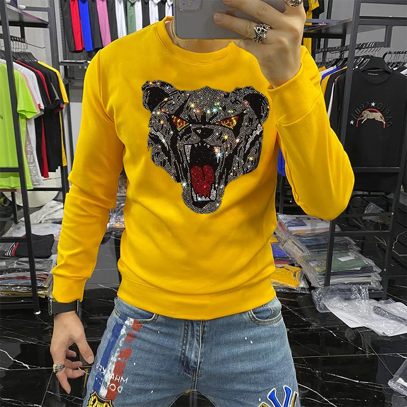 Hoodie Men's Winter European And American Personality Trend Hot Diamond Pattern When Autumn Oversized Pullover Sweatshirt
Hoodie Men's Winter European And American Personality Trend Hot Diamond Pattern When Autumn Oversized Pullover Sweatshirt