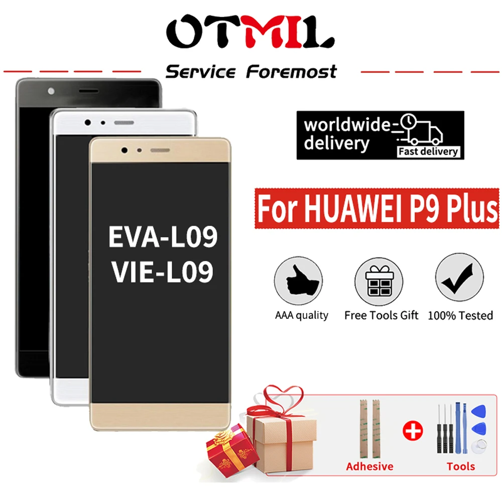 ЖК-дисплей с сенсорным экраном 5,5 дюйма AMOLED для Huawei P9 Plus VIE-L09 VIE-L29, дигитайзер с рамкой для HUAWEI P9 Plus, экран
ЖК-дисплей с сенсорным экраном 5,5 дюйма AMOLED для Huawei P9 Plus VIE-L09 VIE-L29, дигитайзер с рамкой для HUAWEI P9 Plus, экран