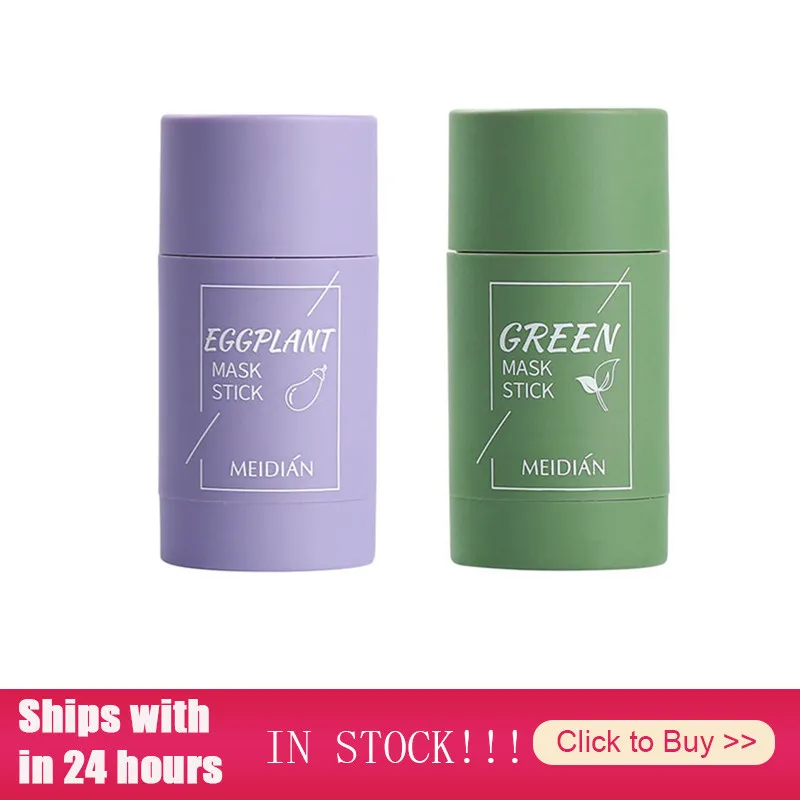 Green Tea Cleansing Solid Mask Purifying Clay Stick Mask Face Care Oil Control Anti-Acne Eggplant Skin Care Beauty Whitening 40g
Green Tea Cleansing Solid Mask Purifying Clay Stick Mask Face Care Oil Control Anti-Acne Eggplant Skin Care Beauty Whitening 40g