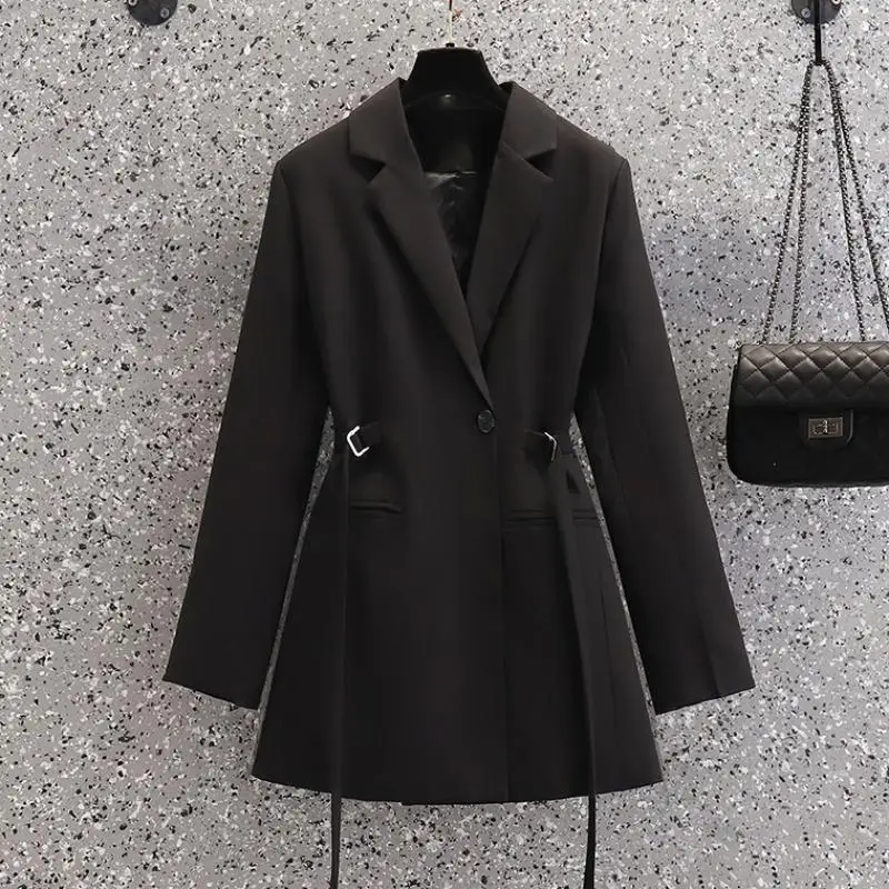 SuperAen Solid Slim Suit Jacket 2021 New Autumn Plus Size Women's All Match Top Notched Full Office Lady Coats
SuperAen Solid Slim Suit Jacket 2021 New Autumn Plus Size Women's All Match Top Notched Full Office Lady Coats