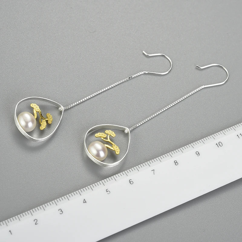 Lotus Fun Moment Pine Tree Plant Drop Earrings Real 925 Sterling Silver Natural Pearl Earrings for Women Handmade Fine Jewelry
Lotus Fun Moment Pine Tree Plant Drop Earrings Real 925 Sterling Silver Natural Pearl Earrings for Women Handmade Fine Jewelry