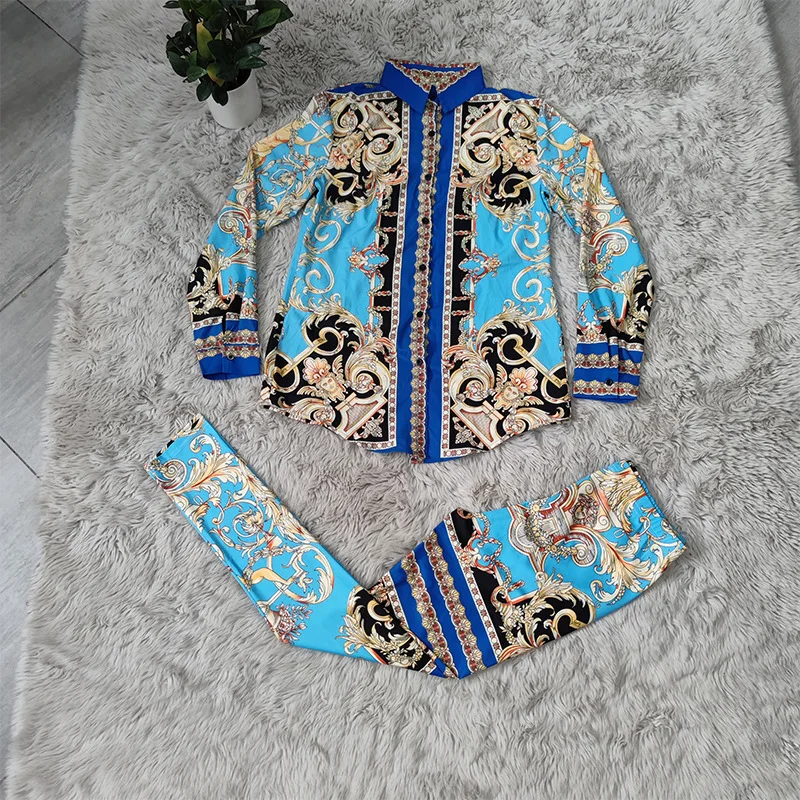 Kricesseen Casual Blue Print Two Pieces Pant Set New Women Long Sleeve Top And Long Pant Clubwear Bodycon Matching Set
Kricesseen Casual Blue Print Two Pieces Pant Set New Women Long Sleeve Top And Long Pant Clubwear Bodycon Matching Set