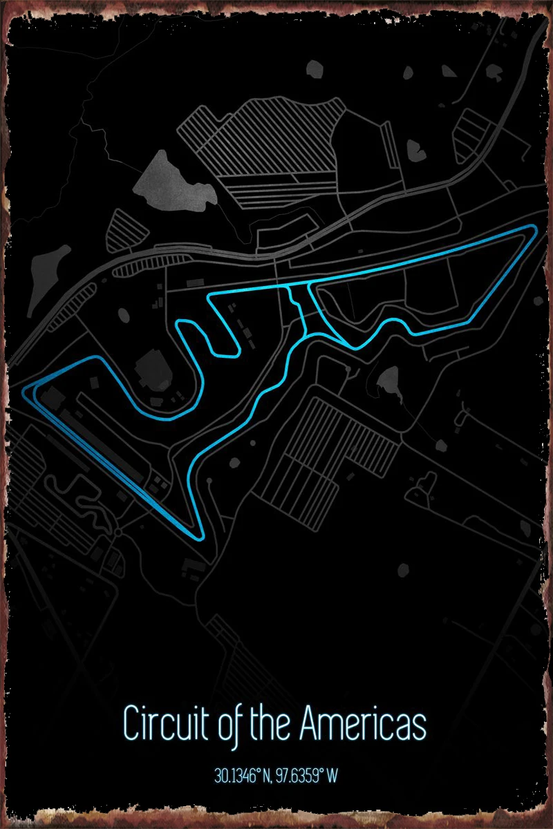 Circuit of the Americas Tin Plates Wall Decor Room Decoration Retro Vintage Metal Sign Tin Sign For Cafe Pub Home Club
Circuit of the Americas Tin Plates Wall Decor Room Decoration Retro Vintage Metal Sign Tin Sign For Cafe Pub Home Club