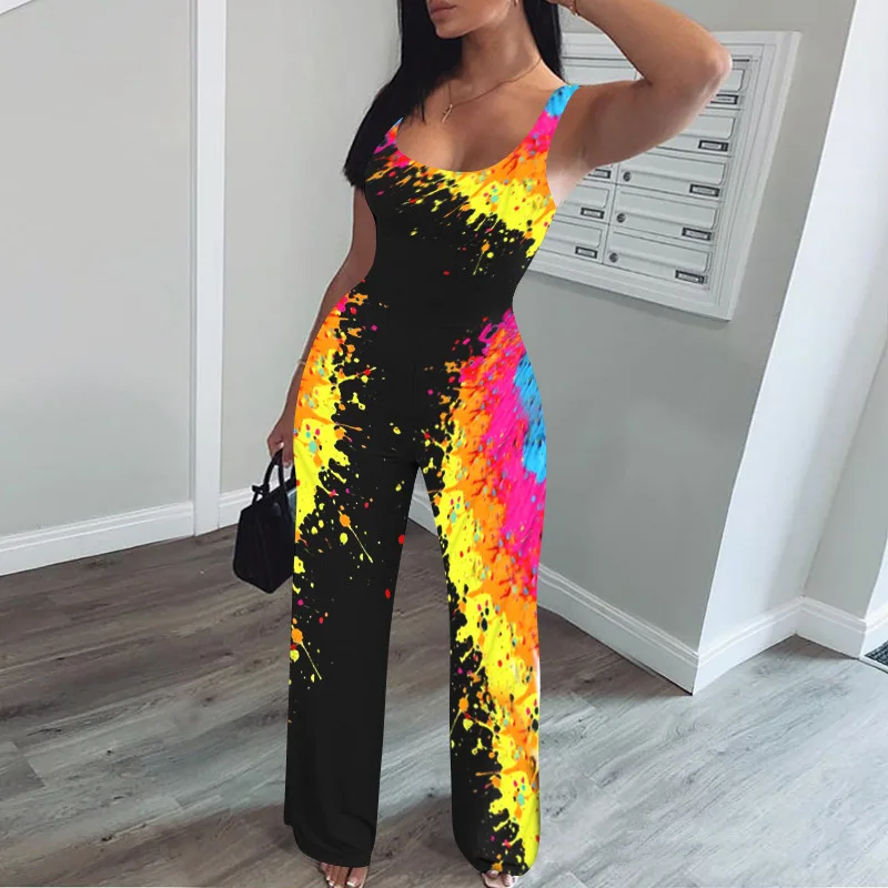 Jumpsuits Women Formal Elegant Bodycon Overalls Plus Size 2020 Lady Casual Long Wide Leg Pant Clothes Sleeveless Print Graffiti
Jumpsuits Women Formal Elegant Bodycon Overalls Plus Size 2020 Lady Casual Long Wide Leg Pant Clothes Sleeveless Print Graffiti