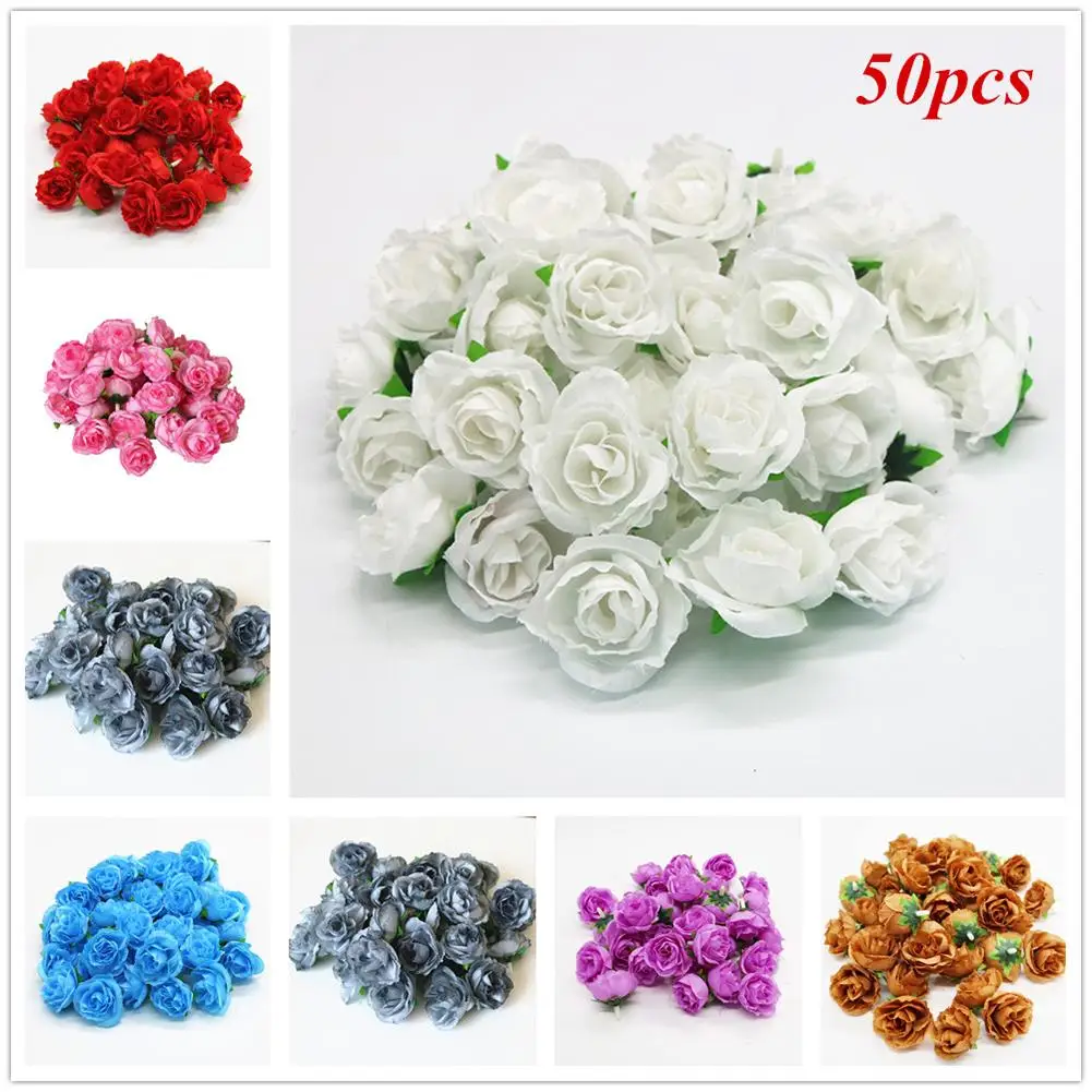 Artificial Flowers 50 Pieces Rose Heads Flower 3cm Wedding Decorative Christmas Decor For Home Diy Gifts Box
Artificial Flowers 50 Pieces Rose Heads Flower 3cm Wedding Decorative Christmas Decor For Home Diy Gifts Box