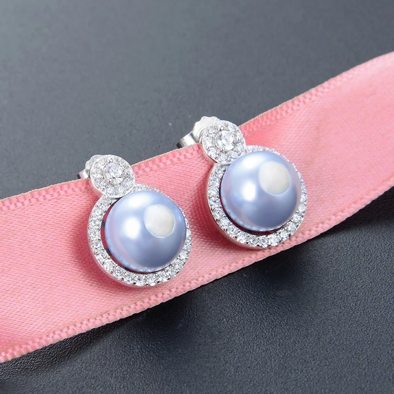 Solid S925 Sterling Silver Earrings Ladies Natural Pearl Earrings Jewelry White Gold Brilliant Party Accessories CHDBR003206 
Solid S925 Sterling Silver Earrings Ladies Natural Pearl Earrings Jewelry White Gold Brilliant Party Accessories CHDBR003206