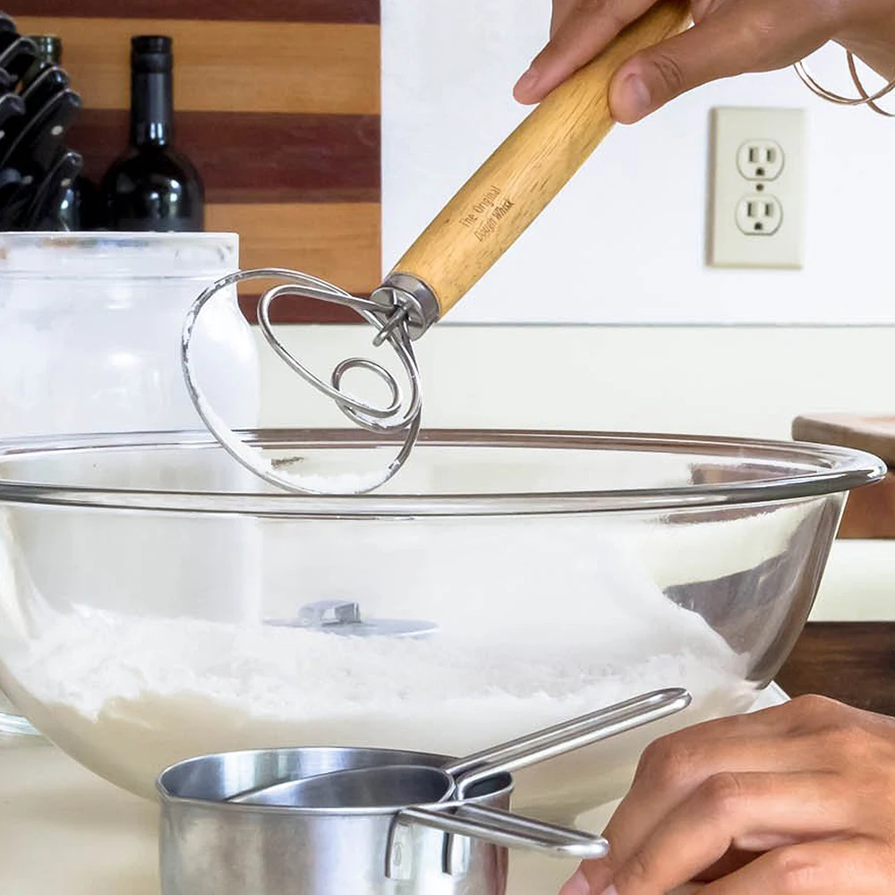 Original Kitchen 13 Inch Stainless Steel Dough Whisk Large Danish Bread Whisk
Original Kitchen 13 Inch Stainless Steel Dough Whisk Large Danish Bread Whisk