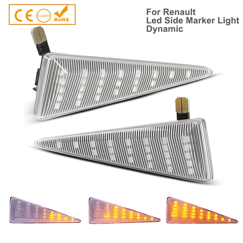 2Pcs Car LED Dynamic Side Marker Turn Signal Light Lamps For Renault Megane MK2 CC Espace MK4 Scenic MK2 Wind Avantime Thalia 2
2Pcs Car LED Dynamic Side Marker Turn Signal Light Lamps For Renault Megane MK2 CC Espace MK4 Scenic MK2 Wind Avantime Thalia 2