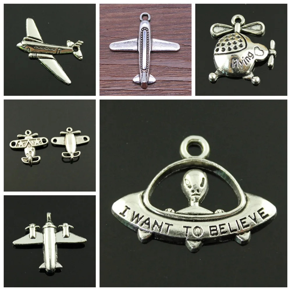 Charms for Jewelry Making Findings Handmade DIY Craft Aircraft Charms
Charms for Jewelry Making Findings Handmade DIY Craft Aircraft Charms
