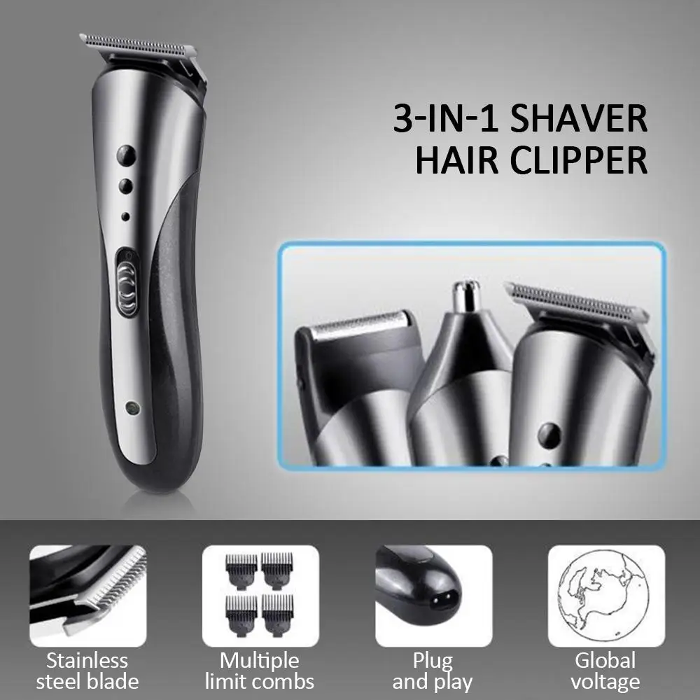 Stainless Steel Clippers Hair Trimming Hair Trimmer Razor Fashion Portable Nose Hair Trimmer Shaving
Stainless Steel Clippers Hair Trimming Hair Trimmer Razor Fashion Portable Nose Hair Trimmer Shaving