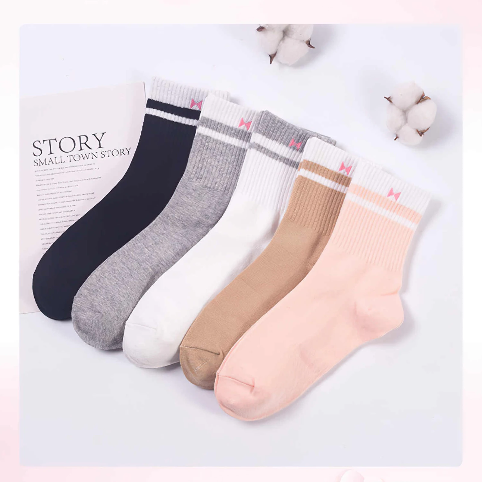 5 Pairs Cushioned Sports Sock Sports Sock Breathable Women Mid-Tube Socks Colorful Cushioned Cotton Sports Sock For Outdoor 
5 Pairs Cushioned Sports Sock Sports Sock Breathable Women Mid-Tube Socks Colorful Cushioned Cotton Sports Sock For Outdoor