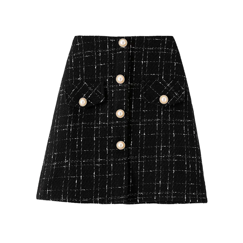 cloth in the fall and winter of 2020 small sweet package buttocks short skirt grid divided skirts of the wind A word
cloth in the fall and winter of 2020 small sweet package buttocks short skirt grid divided skirts of the wind A word
