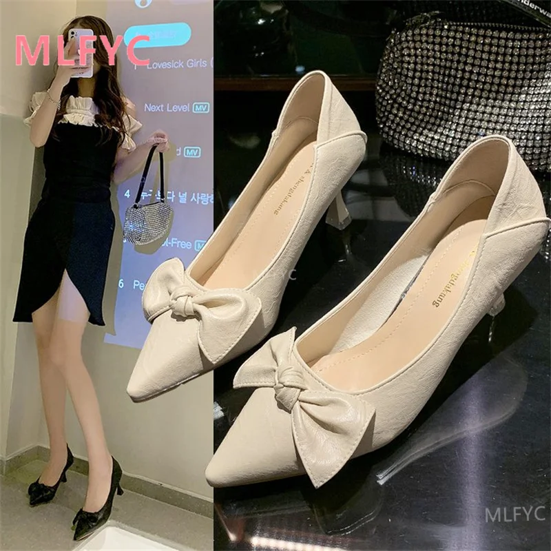2022 spring and autumn new net red bow pointed high heels female stiletto design sense niche two-wear single shoes
2022 spring and autumn new net red bow pointed high heels female stiletto design sense niche two-wear single shoes