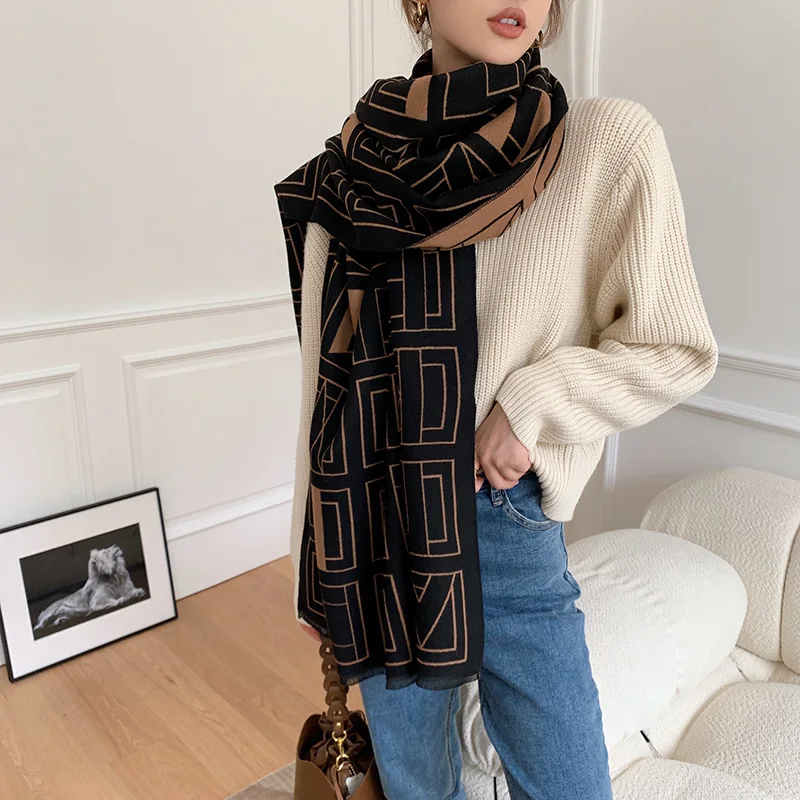 Women Scarves Warm Shawls And Wraps Fashion Winter Cashmere Scarf Thick Blanket Bufanda Ladies Pashmina Hijab Long Echarpe 
Women Scarves Warm Shawls And Wraps Fashion Winter Cashmere Scarf Thick Blanket Bufanda Ladies Pashmina Hijab Long Echarpe
