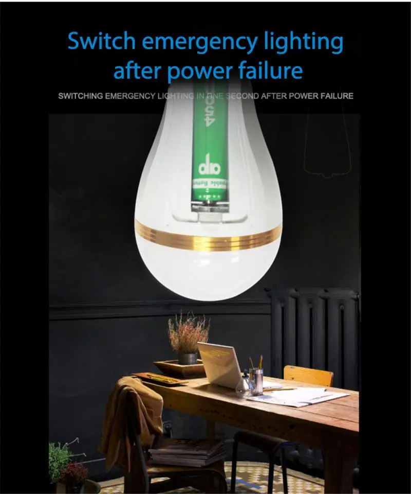 1PCS Emergency light bulb E27 30WLED dual battery emergency bulb with automatic charging outdoor camping light bulb Droppship
1PCS Emergency light bulb E27 30WLED dual battery emergency bulb with automatic charging outdoor camping light bulb Droppship