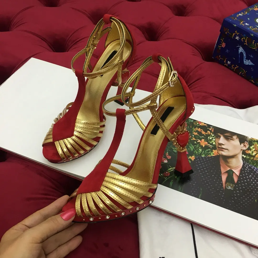 Casual Designer Vintage fashion women's shoes studded spikes Cataclou strappy peep toe high heels sandals bridal wedding shoes
Casual Designer Vintage fashion women's shoes studded spikes Cataclou strappy peep toe high heels sandals bridal wedding shoes